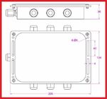 6-input load cell junction box for truck scales