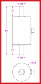 Shaft style reaction torque transducer miniature shaft torque sensor