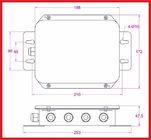 8-way load cell summing box for truck scales