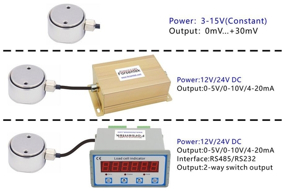 Miniature Flange Load Cell 10N 20N 50N 100N 200N Compression Force Measurement