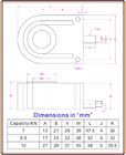 Thru hole load cell washer type load cell