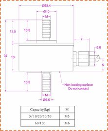 10kg Compression load cell 20kg compression force measurement 50kg