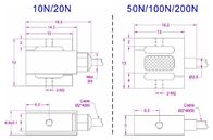 Miniature load cell 4-20mA output miniature force sensor 0-5V output to PLC