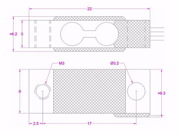 Micro load cell 2kg miniature load sensor 20N mini weight sensor 5 lb