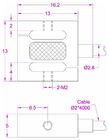 jr s-beam load cell 2 lb 4.5 lb 10lb 20lb 45lb Miniature Tension Load Cell Force Sensor