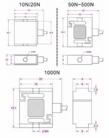 Miniature tension compression sensor 500N 300N 200N 100N 50N force transducer