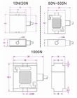 Micro tension load cell 50kg S-beam miniature force sensor 100 lb