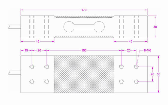 Weight transducer 500kg 300kg 200kg 100kg load cell with amplified output