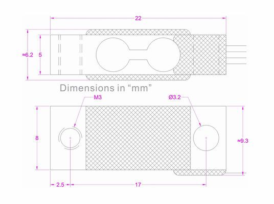 Small size load cell sensor 2kg 3kg 5kg 10kg weight measurement transducer