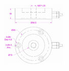 Low profile load cell with M8 threaded hole for compression force measurement
