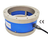 Large Through Hole Reaction Torque Sensor Customizable Hollow Flange Torque Transducer