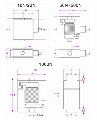 Micro Tension Load Cell 2lb 5lb 10lb 20 lb 50lbf 100 lb 200lb Miniature Pull Force Sensor