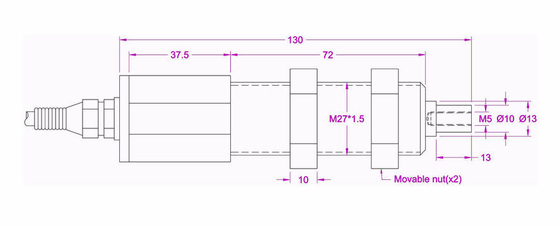 Single Pulley Roller Tension Sensor On-Line Tension Transducer