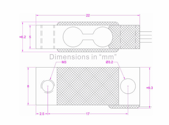 2kg Micro Lightweight Load Cell 5kg Miniature Light Weight Sensor 10kg