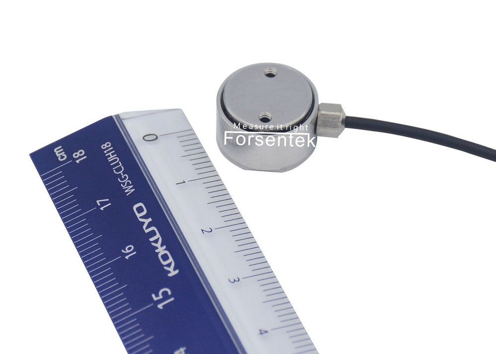 Micro force sensor 50N/100N/200N compression load cell with flanged surface