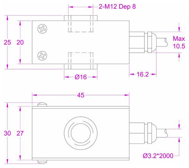 Transducer techniques MLP750 Load cell Transducer techniques MLP1k