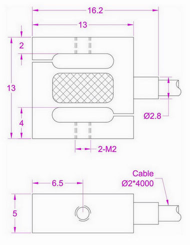 Miniature Tension Load Cell 10N 20N 50N 100N 200N Micro Pull Force Sensor